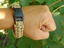 фото mini №4, Bracelet rope paracord 23mm olive coyote mfh left
