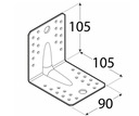 фото mini №2, Kps2 angle carpentry work mounting 105x105x90 100 pcs