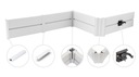 фото mini №2, Angle skirting board 150mm pvc black 1 piece.