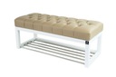 фото mini №1, Cabinet shoes with seat emra wood 95 x 40 x 40 centimeters white