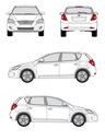 Багажник на крышу cruz airo dark kia ceed хэтчбэк 5d5, с разборки недорого