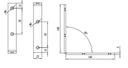 фото mini №3, Kw7 angle narrow connector monastic 150x150x25x5