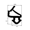 фото mini №2, Gasket to windows pvc veka s-1127 300mb