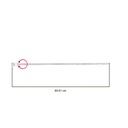 фото mini №4, Trough rectangular acrylic polymath mini drain sideways 110 x 70 centimeters