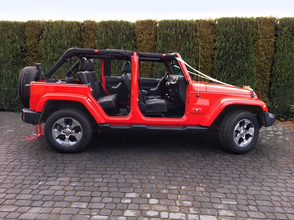 Jeep WRANGLER - auto do ślubu, plenery//SUV Cabrio ...