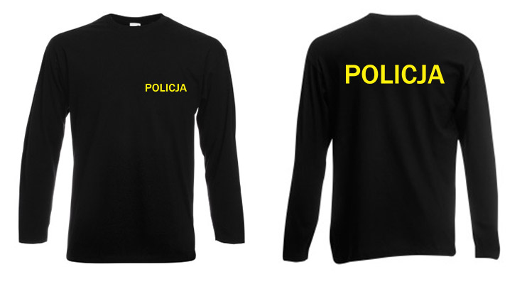 Koszulka longsleeve POLICJA męska S PLC2