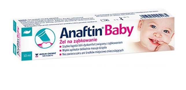 ANAFTIN BABY ŻEL NA ZĄBKOWANIE 10ml ŁAGODZI BÓL