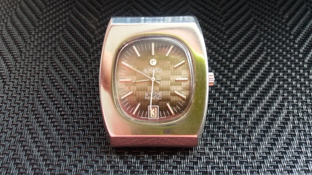 Roamer Anfibio Matic Automatic,duża linia,w stali!