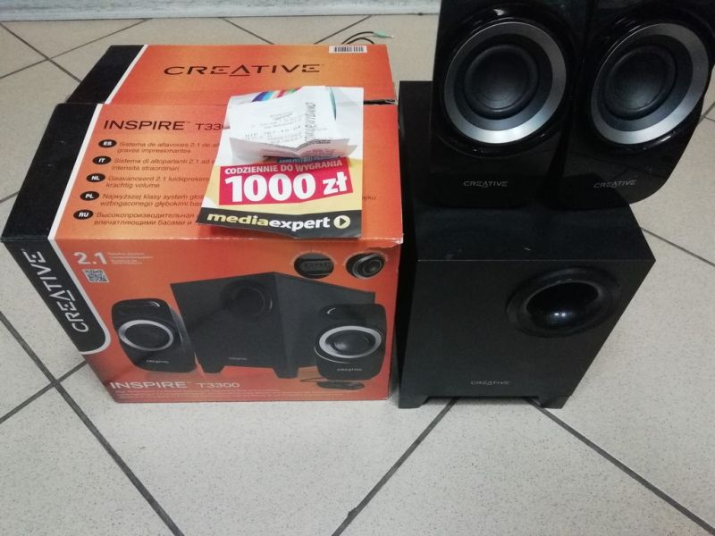 GŁOŚNIKI  CREATIVE T330