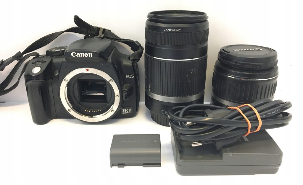 Aparat Canon Eos 350D Canon EFS 55-250 + GRATIS