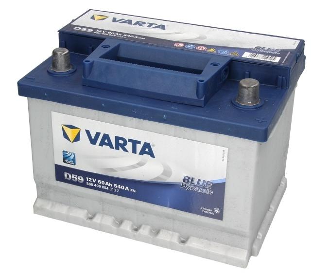 Аккумулятор varta 60ah 540a