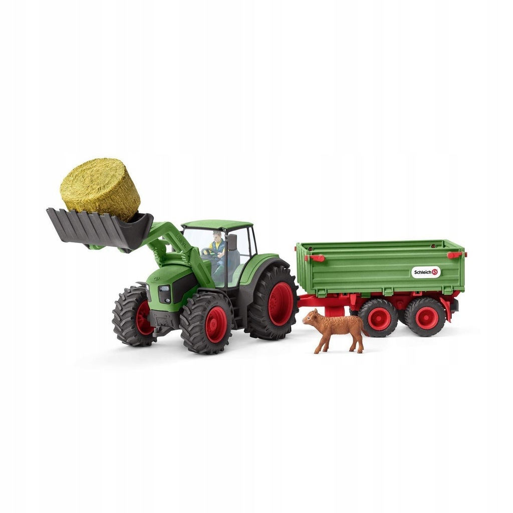 SCHLEICH 42379 Farm World Traktor przyczepa/ t201