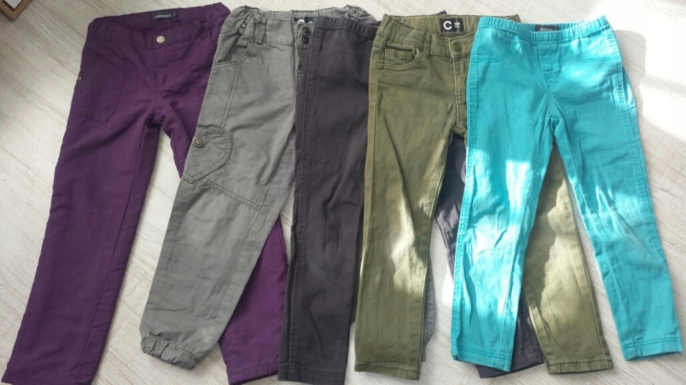 5x spodnie Cubus i in extenso 4-5 lat 104 cm /cena