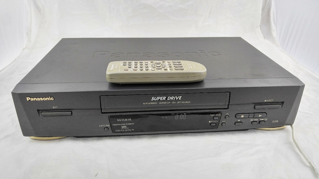 Magnetowid PANASONIC nv-fj618,Superdrive,VHS,Pilot