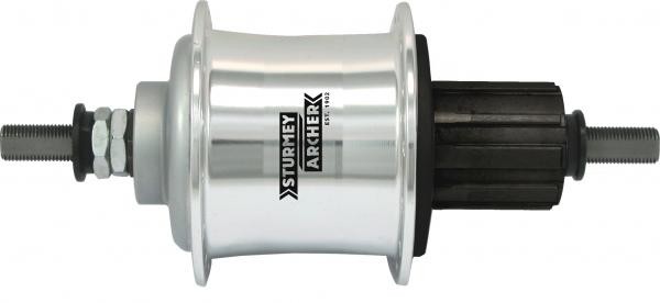 Piasta tylna 3s Sturmey Archer CS-RF3 srebrna