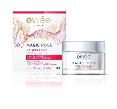 EVREE MAGIC ROSE KREM DO TWARZY 30+ OLEJEK RÓŻANY