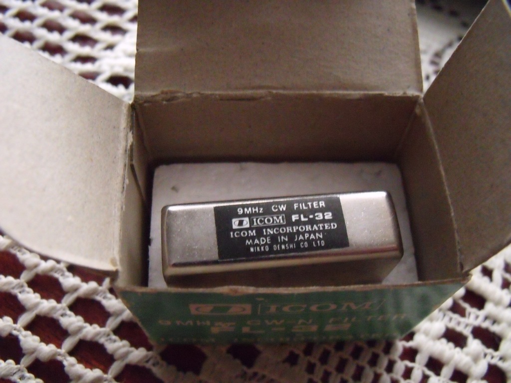 ICOM FL-32 9MHz CWフィルター Icom FL-32 ,Crystal CW 500 Hz Filter - 7385909766
