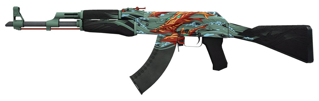 SKIN CS:GO AK-47 AQUAMARINE REVENGE MW 4/5 SKINY