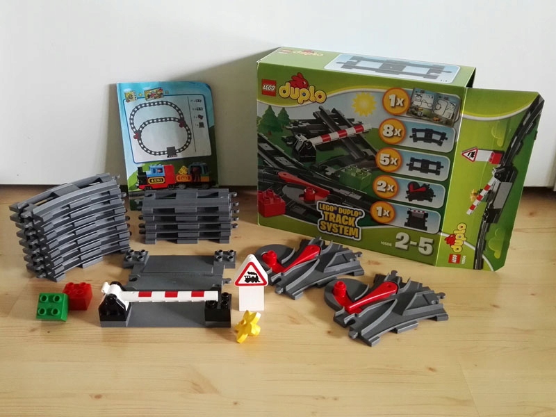 Lego DUPLO 10506 tory kolejowe, rozjazd, prosty