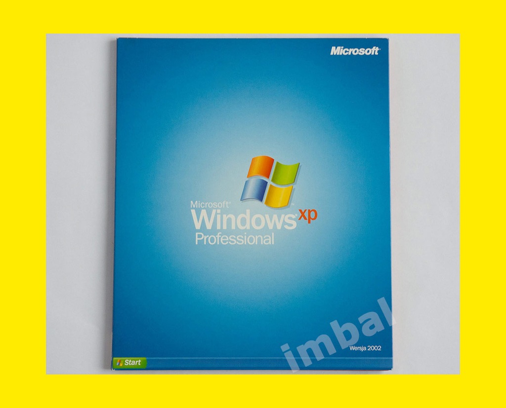 Oryginalny Windows Xp Professional PL box