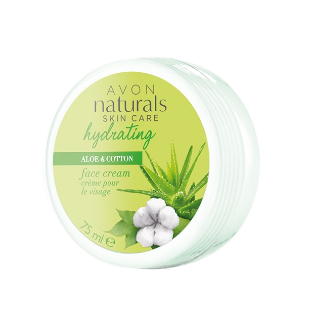 *AVON* NATURALS KREM DO TWARZY ALOES I BAWEŁNA