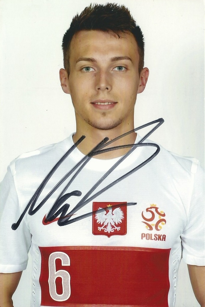 AUTOGRAF ADAM MATUSZCZYK REP. POLSKI ORYGINAŁ