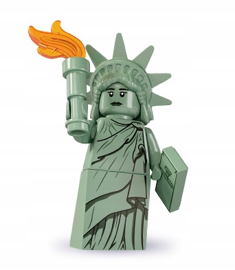 LEGO MINIFIGURKA 8827 6 SERIA STATUA WOLNOŚCI