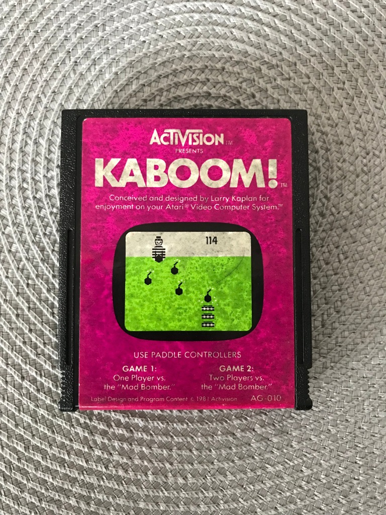Atari 2600 7800 Kaboom! Activision