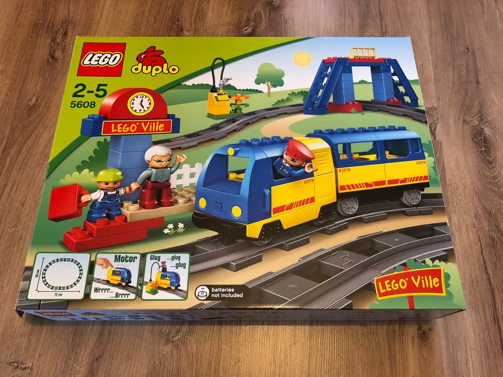Lego 5608 Pociąg plus Lego 10506 dodatkowe tory - 7360778650 ...
