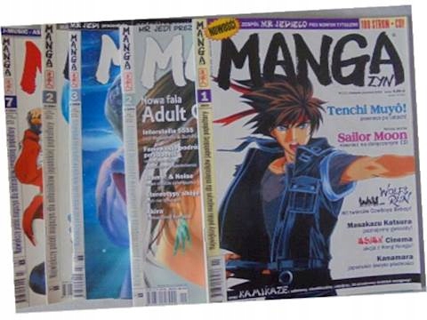 Manga zyn zestaw 5 numerów 2003,2004: - 24h wys