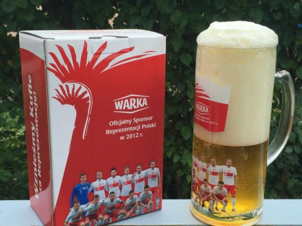 Kufel do piwa z reprezentacją Polski na Euro 2012r