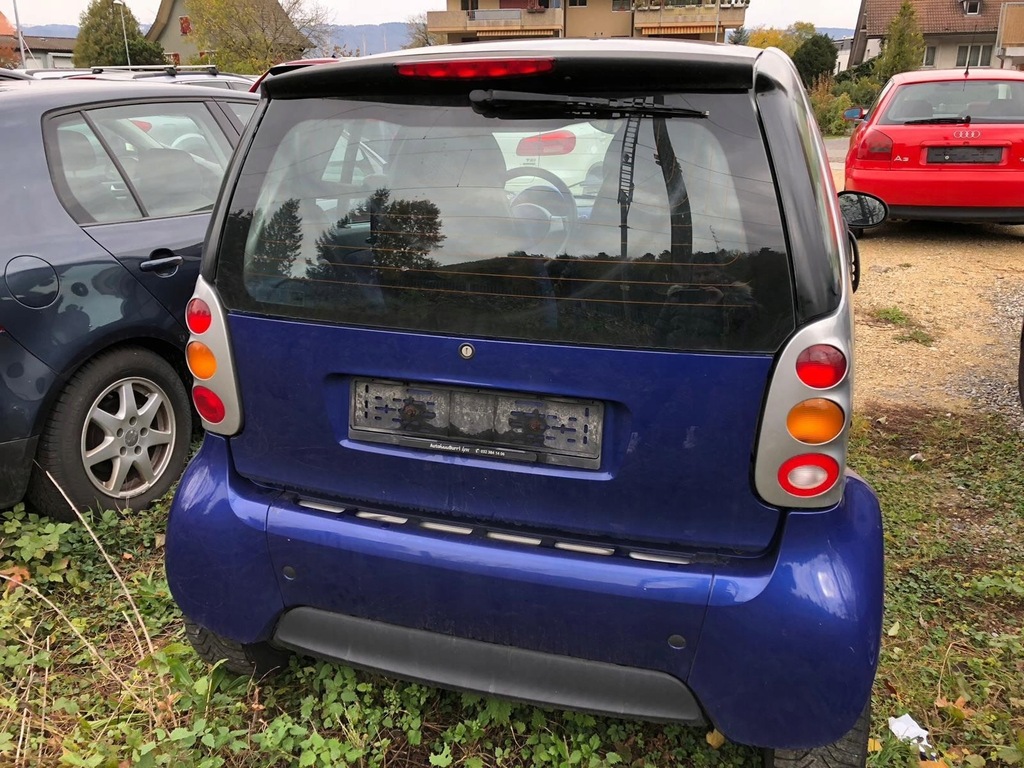 SMART FOR TWO ZDERZAK TYLNY NIEBIESKI SPOILER IGŁA