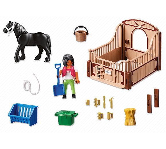 KONIE Playmobil 5519 BOKS + KOŃ