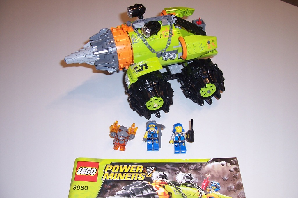 #63 Lego Power Miners 8960 wiertło górnicze pojazd