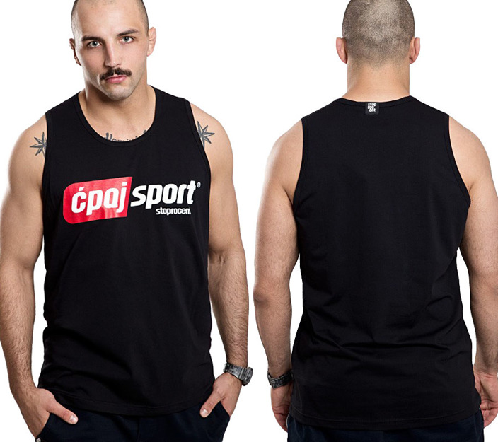 KOSZULKA TANK STOPROCENT CS17 ĆPAJ SPORT BZP L