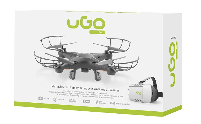 UGO Dron Mistral VGA Wi-Fi