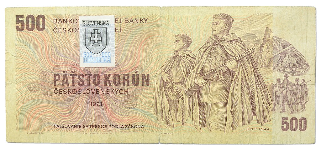 14.Słowacja, 500 Koron 1973 (1993), P.18.a, St.3