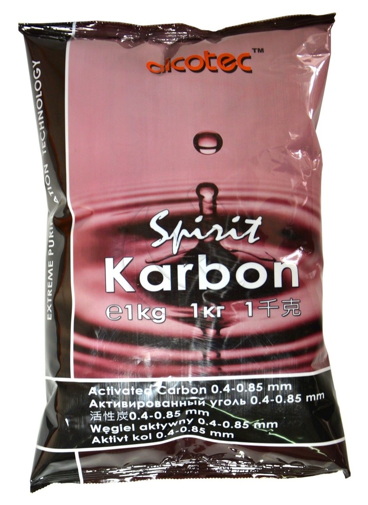 SUPER węgiel aktywny ALCOTEC SPIRIT KARBON 1kg