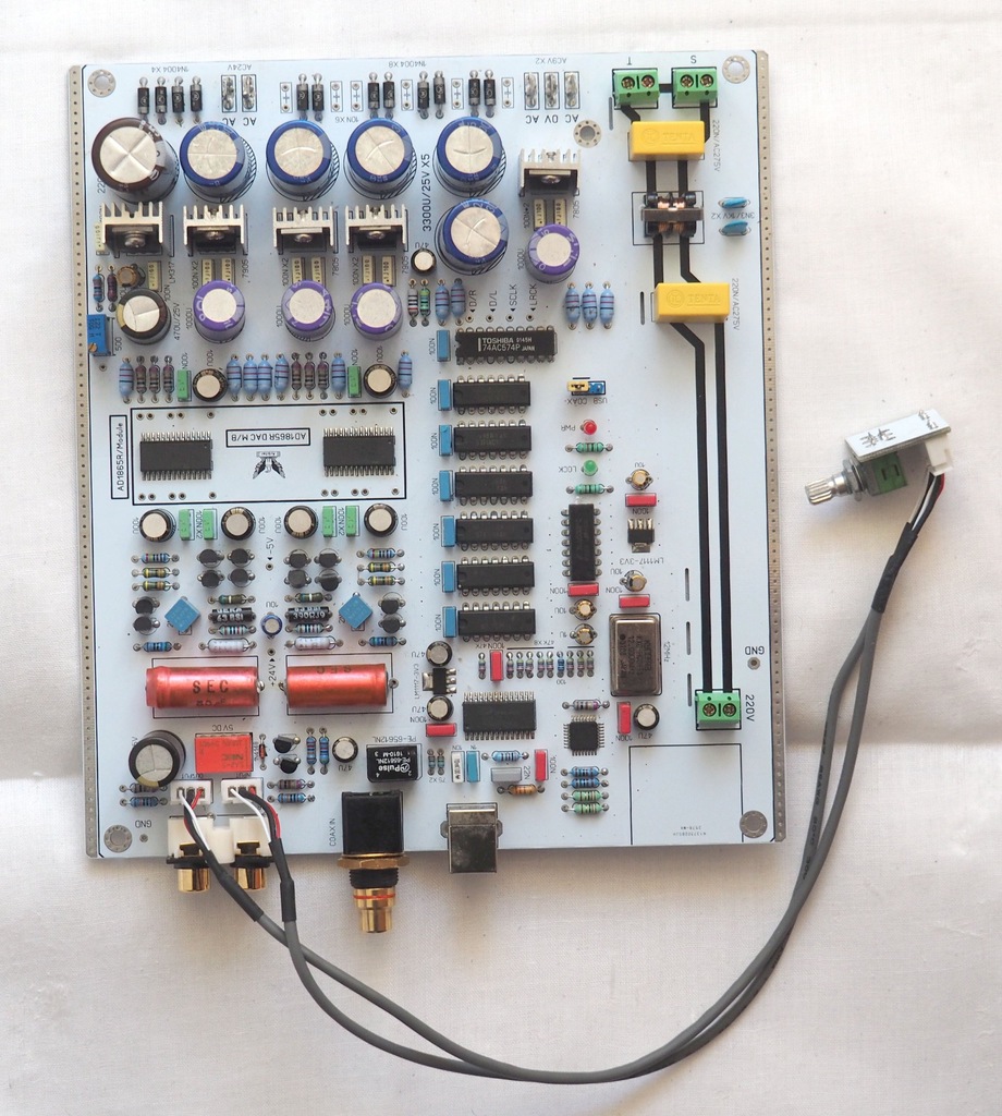 DIY  DAC AD1865 192kHz/24Bit