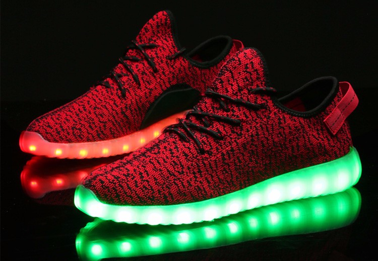 BUTY LED ŚWIECĄCE AIR CIEMNOŚCI PODŚWIETLANE 43-44