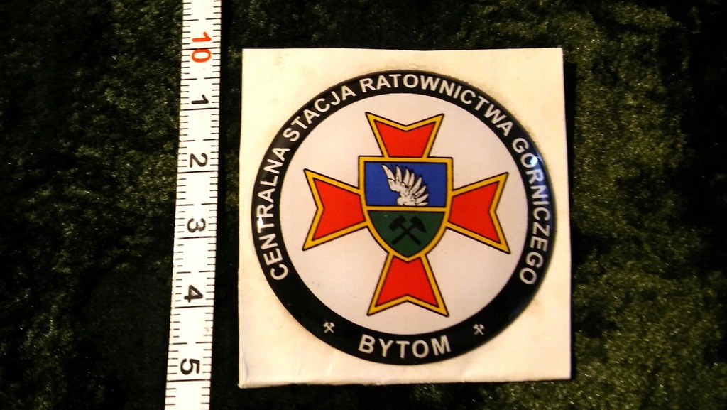 nalepka ratownik górniczy ratownictwo górnicze