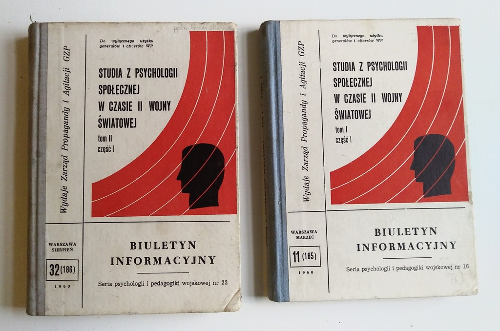 Studia z psychologii społecznej w czasie II wojny.