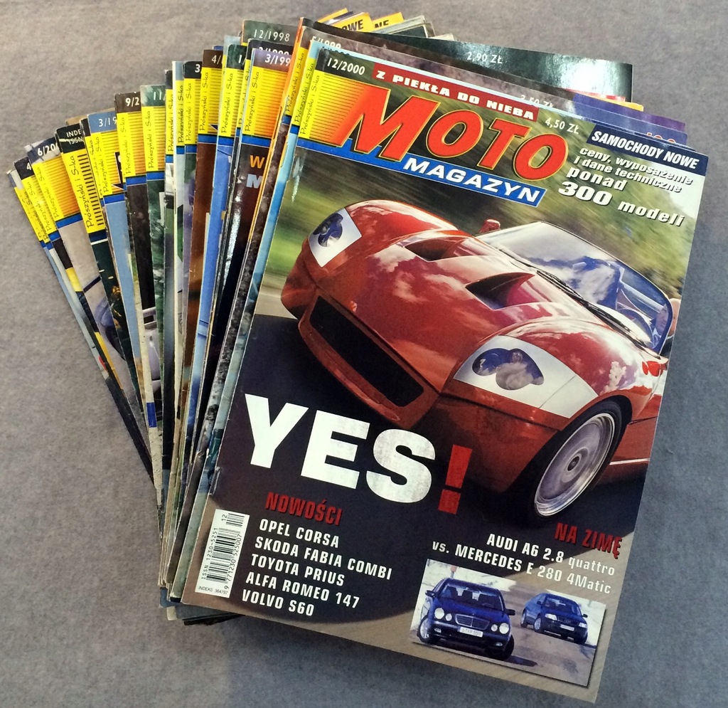 MOTO MAGAZYN – WIELKA KOLEKCJA 1996-2001 45 nr-ów