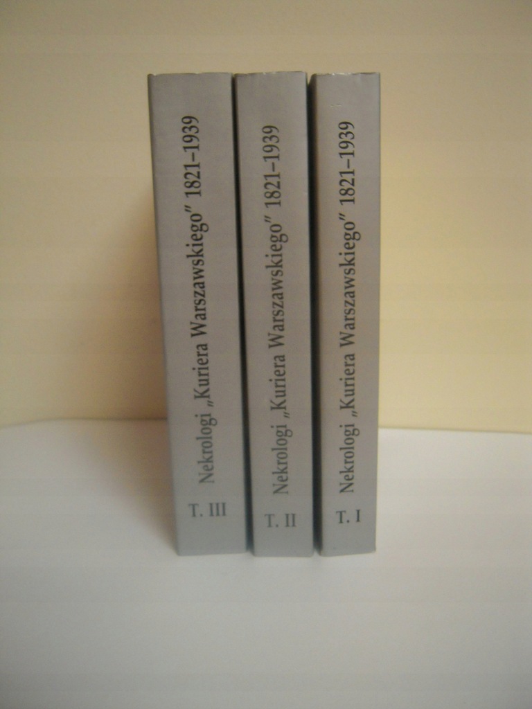 Nekrologi Kuriera Warszawskiego 1821-1939