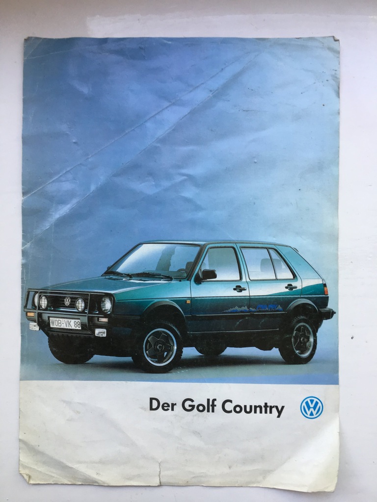 Prospekt VW Volkswagen Golf Country Wwa
