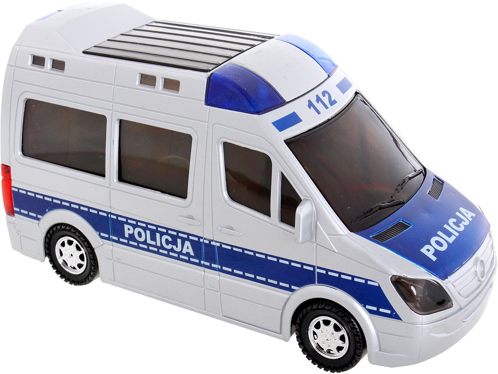 POLICJA Samochód Policyjny AUTO Światło Dźwięk Bus