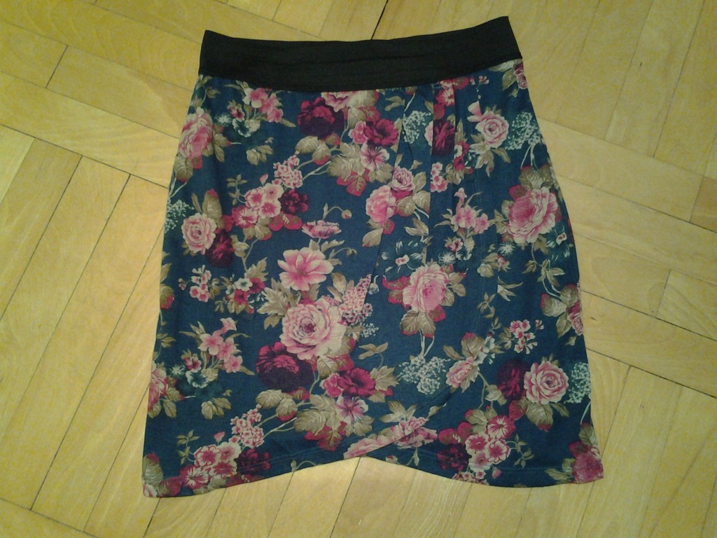 Orsay spódnica zakładana kopertowa w kwiaty