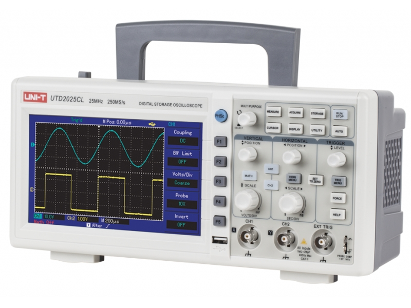 Oscyloskop warsztatowy UNI-T UTD2025CL 25MHz