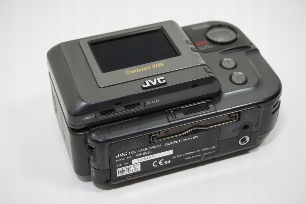 Kamera Analogowa VHS JVC GRSV3E LCD 7534518542 oficjalne archiwum