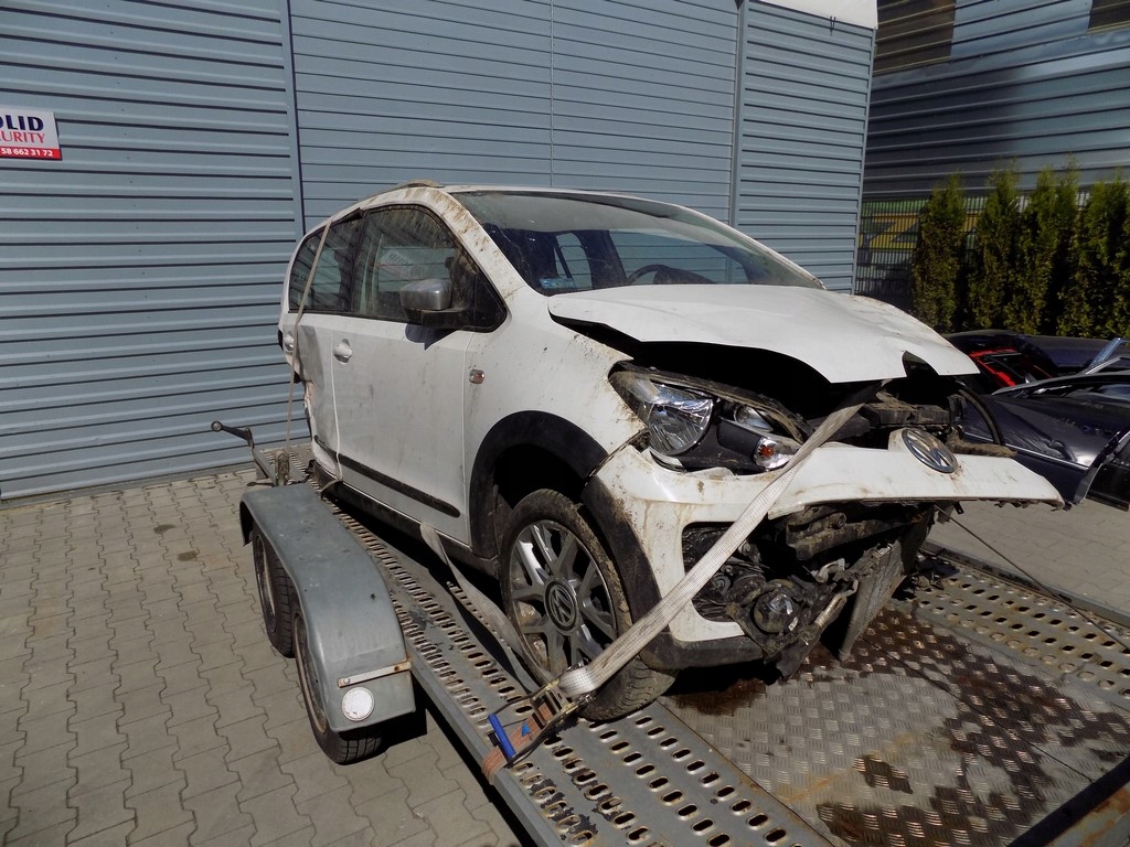 VW UP! CROSS USZKODZONY KAROSERIA DOKUMENTY 2014